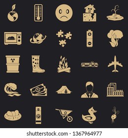 Torrid icons set. Simple set of 25 torrid vector icons for web for any design