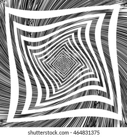 Torsion movement. Abstract background. Vector art.