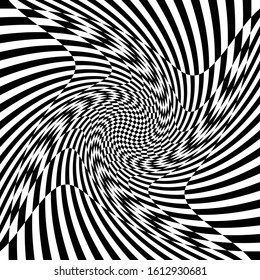 torsion, rotary deform.gyration, revolve element.tweak converging checker, chequered pattern / background. centrifuge, spin whirligig.vortex, whirl, swirl whirlpool background.vertigo, hypnosis op-art