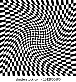 torsion, rotary deform.gyration, revolve element.tweak converging checker, chequered pattern / background. centrifuge, spin whirligig.vortex, whirl, swirl whirlpool background.vertigo, hypnosis op-art