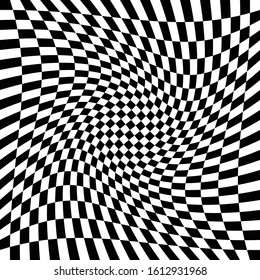torsion, rotary deform.gyration, revolve element.tweak converging checker, chequered pattern / background. centrifuge, spin whirligig.vortex, whirl, swirl whirlpool background.vertigo, hypnosis op-art