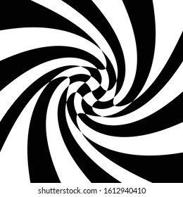 torsion, rotary deform.gyration, revolve element.tweak converging checker, chequered pattern / background. centrifuge, spin whirligig.vortex, whirl, swirl whirlpool background.vertigo, hypnosis op-art