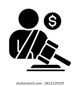 Tort Law Icon Element for Design