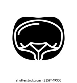 Tortellini Pasta Glyph Icon Vector. Tortellini Pasta Sign. Isolated Contour Symbol Black Illustration