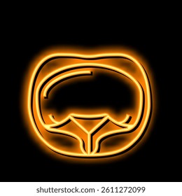 tortellini pasta neon light sign vector. tortellini pasta illustration