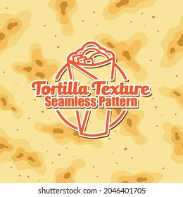 Tortilla Background Seamless Pattern Design