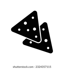 tortilla chips icon vector design template in white background