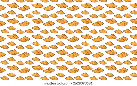 Tortilla chips, mexican food, latin food, clipart, illustration, for designers, pattern