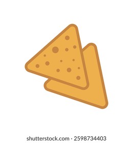 tortilla chips sign symbol vector flat icon