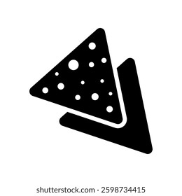tortilla chips sign symbol vector flat icon