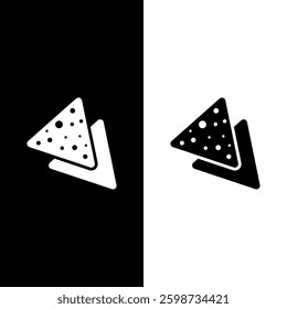 tortilla chips sign symbol vector flat icon