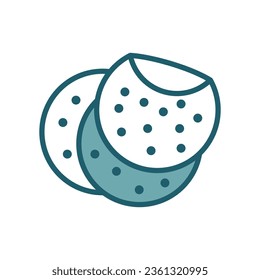 tortilla icon vector design template in white background
