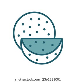 tortilla icon vector design template in white background