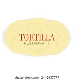 Tortilla Restaurant Logo with Taco