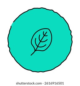 tortilla spinach line icon vector. tortilla spinach sign. isolated symbol illustration