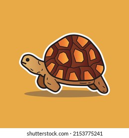 Tortoise Animal Vector Cartoon Illustration 