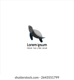 Tortoise art vector logo for client 