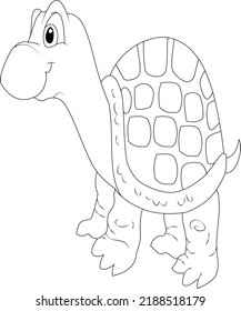 Tortoise Coloring Book Page Kids Stock Vector (Royalty Free) 2188518179 ...