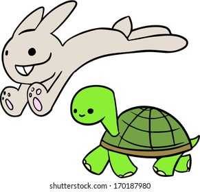 Tortoise And Hare Images Stock Photos Vectors Shutterstock