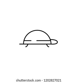 tortoise icon. Element of speed icon for mobile concept and web apps. Thin line tortoise icon can be used for web and mobile