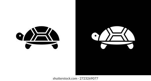 Colección de diseños de doodle gráfico de icono de tortuga