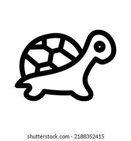 tortoise icon or logo isolated sign symbol vector illustration - high quality black style vector icons
