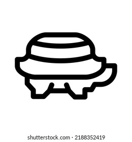 tortoise icon or logo isolated sign symbol vector illustration - high quality black style vector icons
