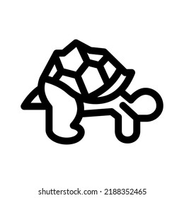 tortoise icon or logo isolated sign symbol vector illustration - high quality black style vector icons

