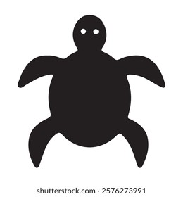 tortoise icon silhouette vector clipart