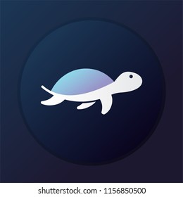 
Tortoise icon vector