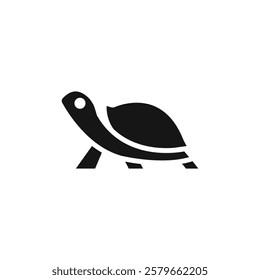 Tortoise icon Vector flat thin line illustration