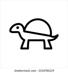 Tortoise icon vector graphic illustration