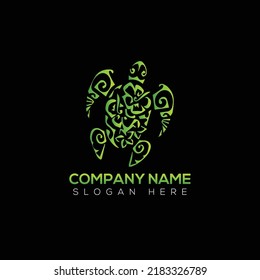 Tortoise logo vector illustration design 