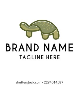tortoise minimalist logo design. for business brands