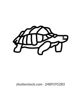 Tortoise Outline Icon, Vector illustration