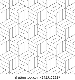 Tortoise shell Ajiro pattern, square, with frame