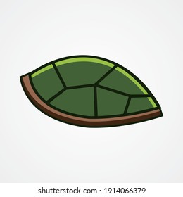 tortoise shell vector, turtle shell. vector illustration.