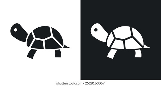 Tortoise solid vector icon pack