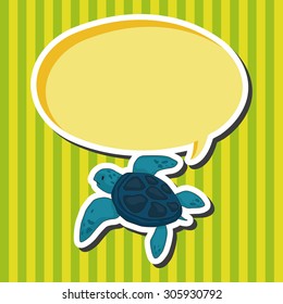Tortoise theme elements vector,eps