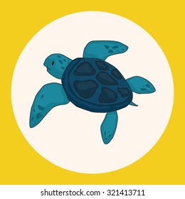 Tortoise theme elements vector,eps