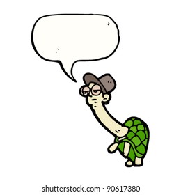 tortoise in top hat cartoon