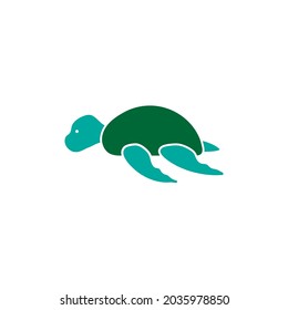 Tortoise turtle icon design illustration template