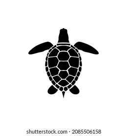 tortoise turtle wildlife animal silhouette logo design vector