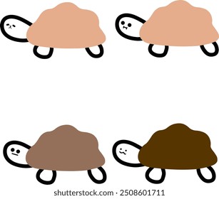 Tortoise Vector | Cute Line Art | Minimalist Design