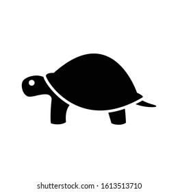 Tortoise Vector Icon In Black Color