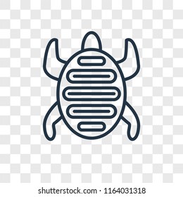 Tortoise vector icon isolated on transparent background, Tortoise logo concept