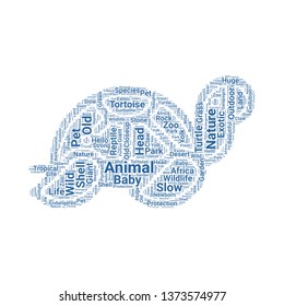 tortoise word cloud. tag cloud about tortoise
