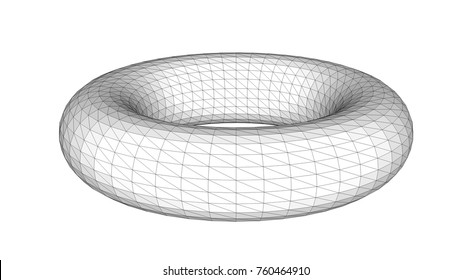 Torus 3d Geometry, Vector