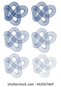 torus grid shape on white background.
