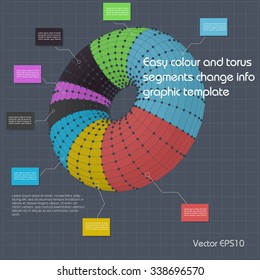 Torus info graphics template